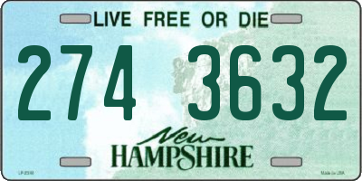 NH license plate 2743632