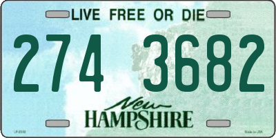 NH license plate 2743682