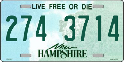 NH license plate 2743714