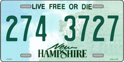 NH license plate 2743727