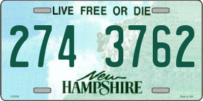 NH license plate 2743762