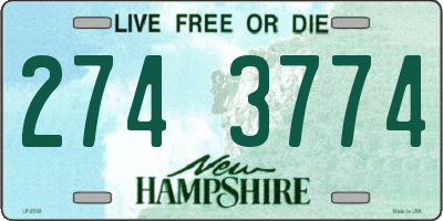 NH license plate 2743774