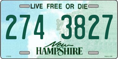 NH license plate 2743827