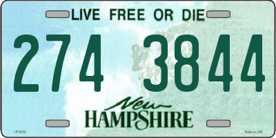 NH license plate 2743844