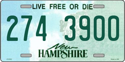 NH license plate 2743900