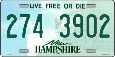 NH license plate 2743902