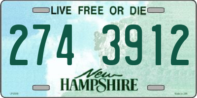 NH license plate 2743912