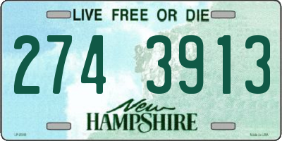 NH license plate 2743913
