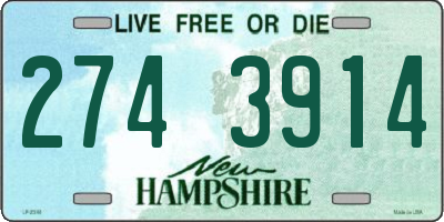 NH license plate 2743914