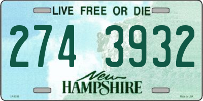 NH license plate 2743932