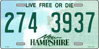 NH license plate 2743937