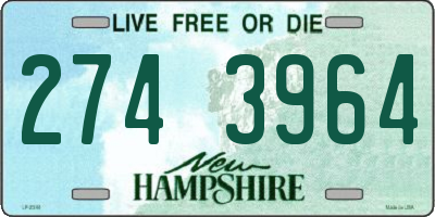 NH license plate 2743964