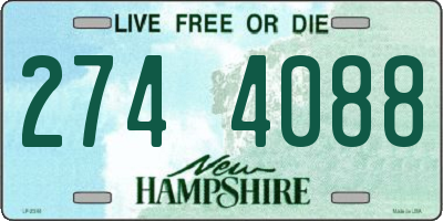 NH license plate 2744088