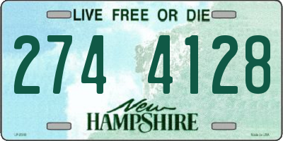 NH license plate 2744128
