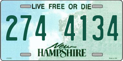 NH license plate 2744134