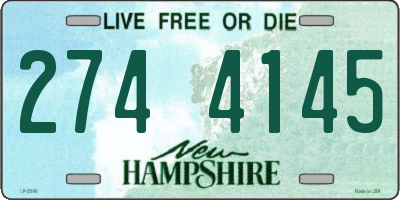 NH license plate 2744145