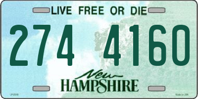 NH license plate 2744160