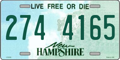 NH license plate 2744165