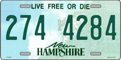 NH license plate 2744284