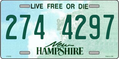 NH license plate 2744297