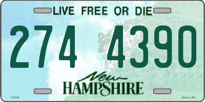 NH license plate 2744390