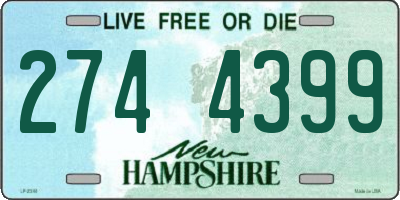 NH license plate 2744399