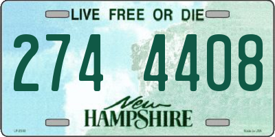 NH license plate 2744408