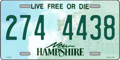 NH license plate 2744438