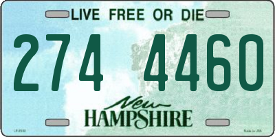 NH license plate 2744460