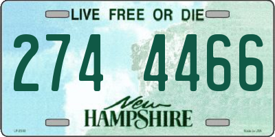 NH license plate 2744466