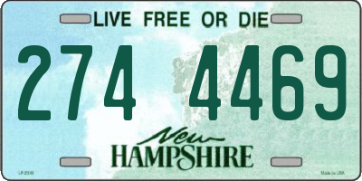 NH license plate 2744469
