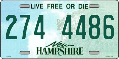 NH license plate 2744486