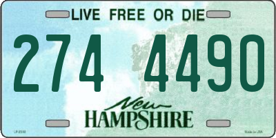 NH license plate 2744490