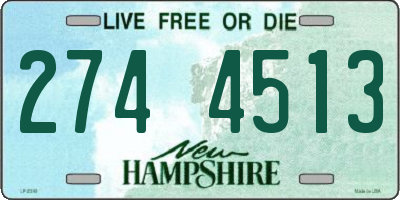 NH license plate 2744513