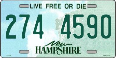 NH license plate 2744590