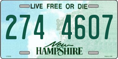 NH license plate 2744607