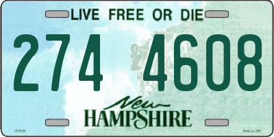 NH license plate 2744608