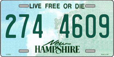 NH license plate 2744609