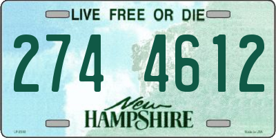 NH license plate 2744612