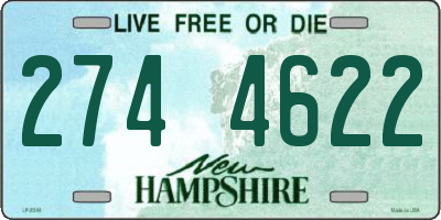 NH license plate 2744622