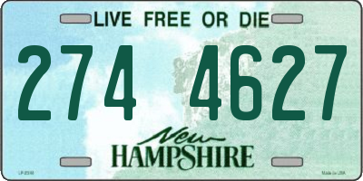 NH license plate 2744627