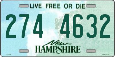 NH license plate 2744632