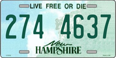 NH license plate 2744637