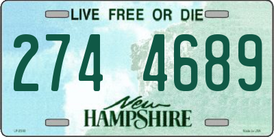 NH license plate 2744689