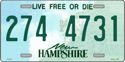 NH license plate 2744731