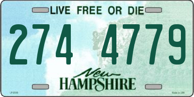 NH license plate 2744779