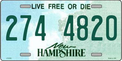 NH license plate 2744820