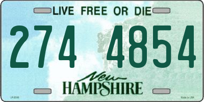 NH license plate 2744854