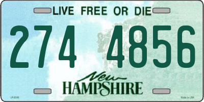 NH license plate 2744856