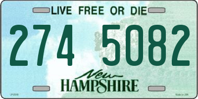 NH license plate 2745082